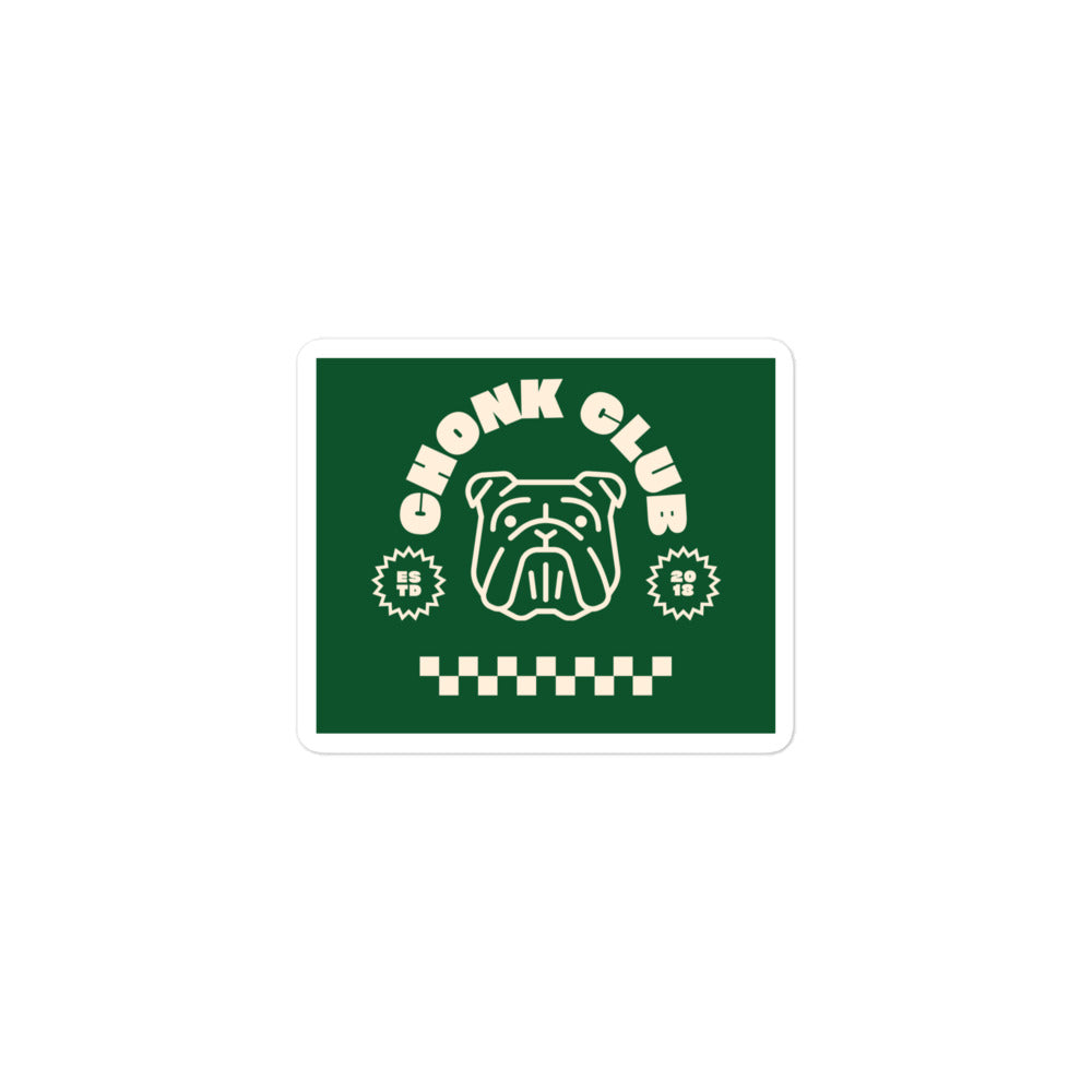 Stickers - Chonk Club Bulldog