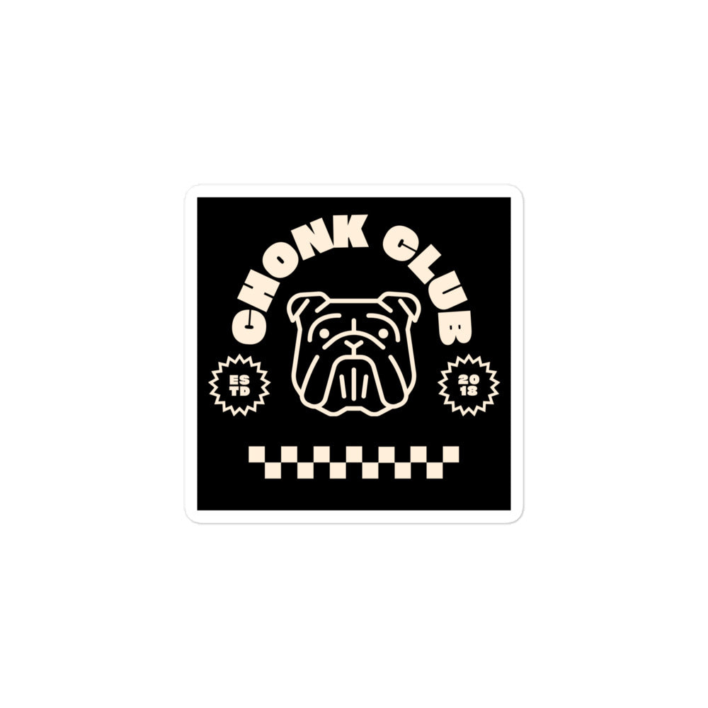 Stickers - Chonk Club Bulldog