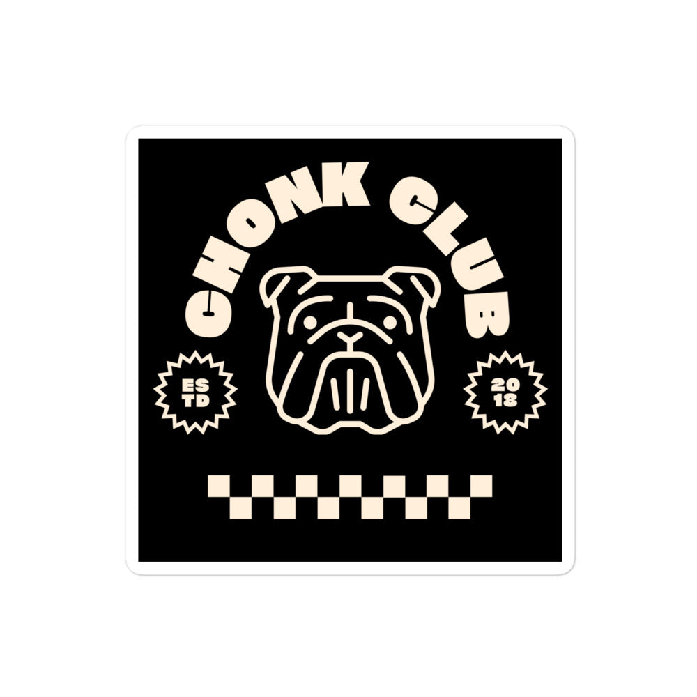 Stickers - Chonk Club Bulldog